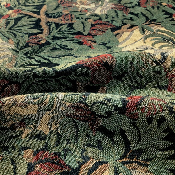 Vintage tapestry upholstery fabric hotsell