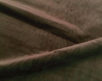 Chocolate Brown Velvet Upholstery Fabric