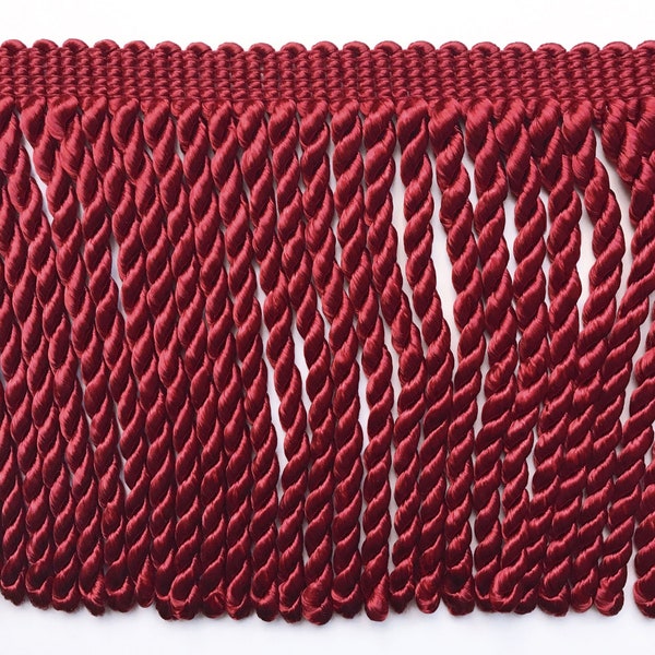 Red High Quality Decorative Bullion Fringe Trim by the yard