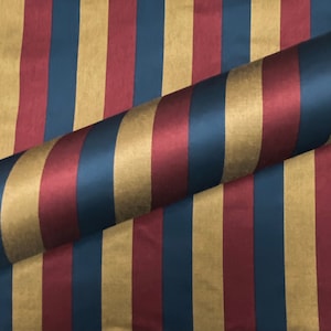 Primary Color Stripe Upholstery Fabric 54"