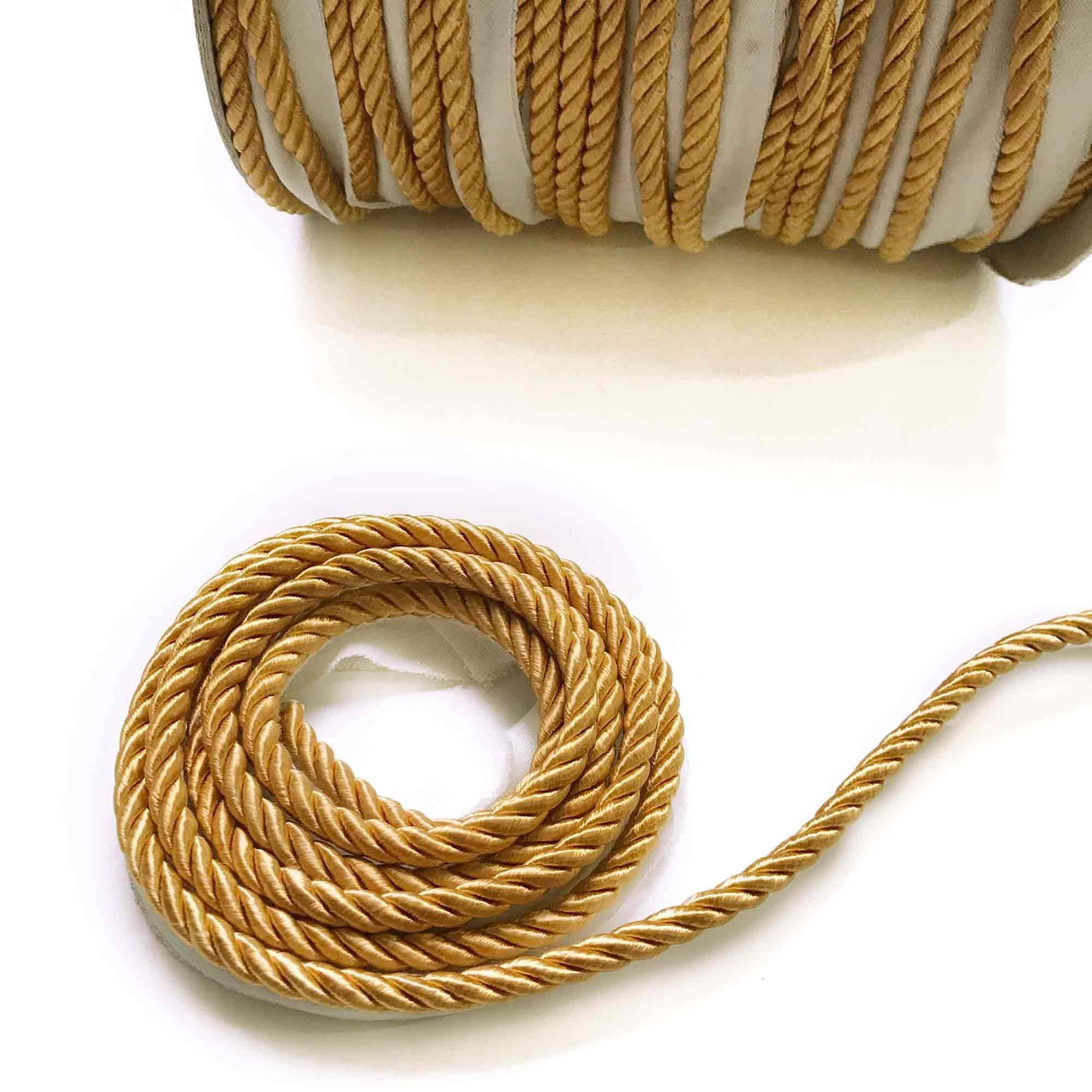 Gold High Quality Decorative Cord Trim by the Yard Etsy