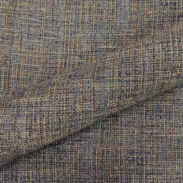 Oxford Woven Tweed Upholstery Fabric 54" in Marine