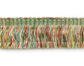 Spring Toned High Quality Decorative Brush Fringe Trim by the yard