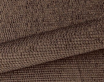 Cocoa Rustic Solid Textured Upholstery Fabric 54"