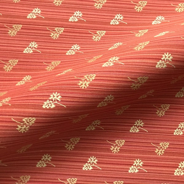 Red Dandelion Embroidered Seed Upholstery Fabric