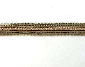 Antique Gold High Quality Braided Gimp Trim by the yard