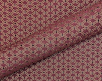 Tela de tapicería Briel Russet Diamond Jacquard de 54"