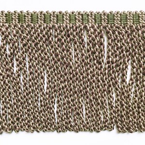 Olive and Pink High Quality Decorative Bullion Fringe Trim by the yard