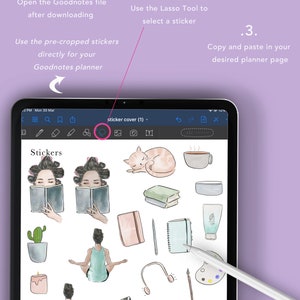 Buy Self Care Digital Stickers for Goodnotes - iPad & Tablet Planner ...