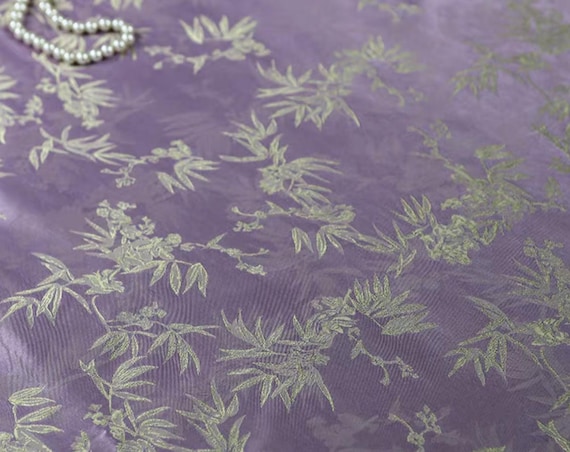 Jacquard triacetate fabric by the yard