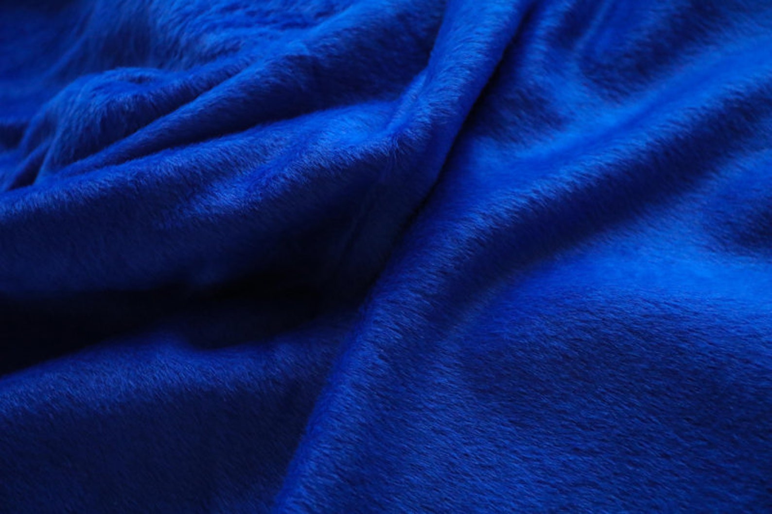 Royal blue alpaca wool fabric woolen fabric by the yard Etsy