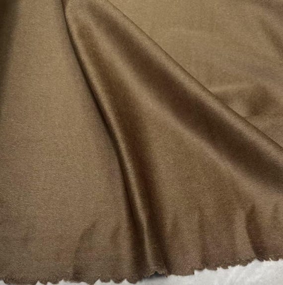 Cashmere wool silk fabric by the yard