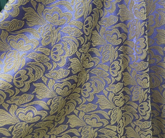 Floral Jacquard fabric by the yard