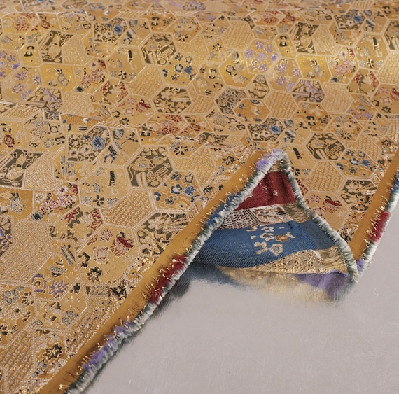 Jacquard Brocade fabric by the yard