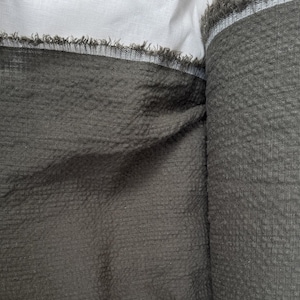 Textured Linen fabric by the yard