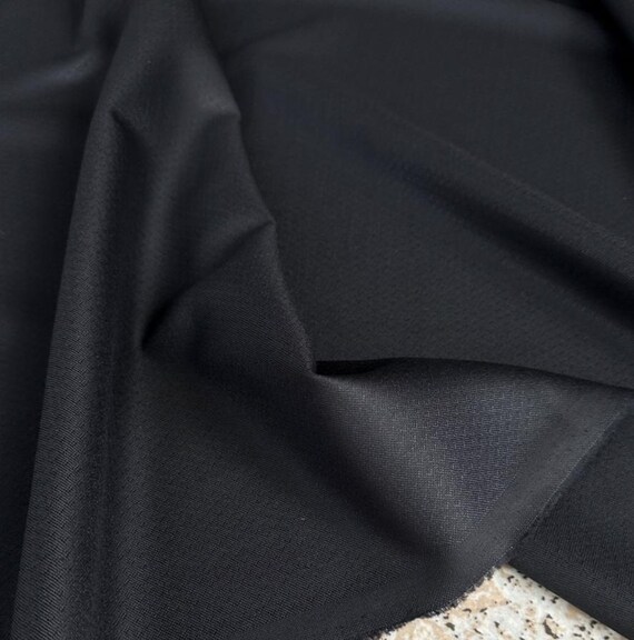 Jacquard Silk wool worsted fabric by the yard