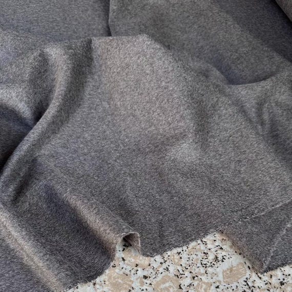 Cashmere wool fabric by the yard