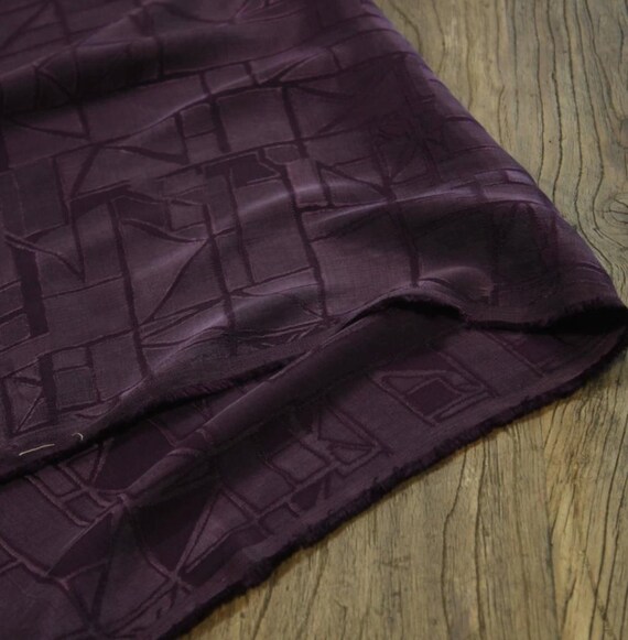 Jacquard cupra fabric, Jacquard cupro fabric by the yard