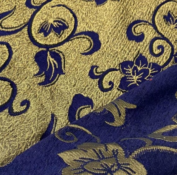 Jacquard Wool fabric by the yard