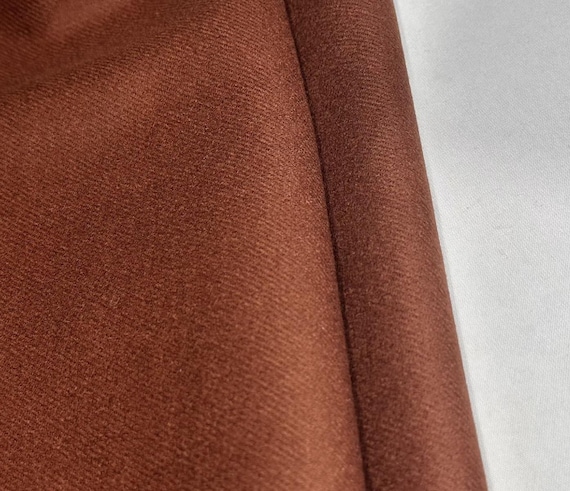 Double faced wool fabric by the yard