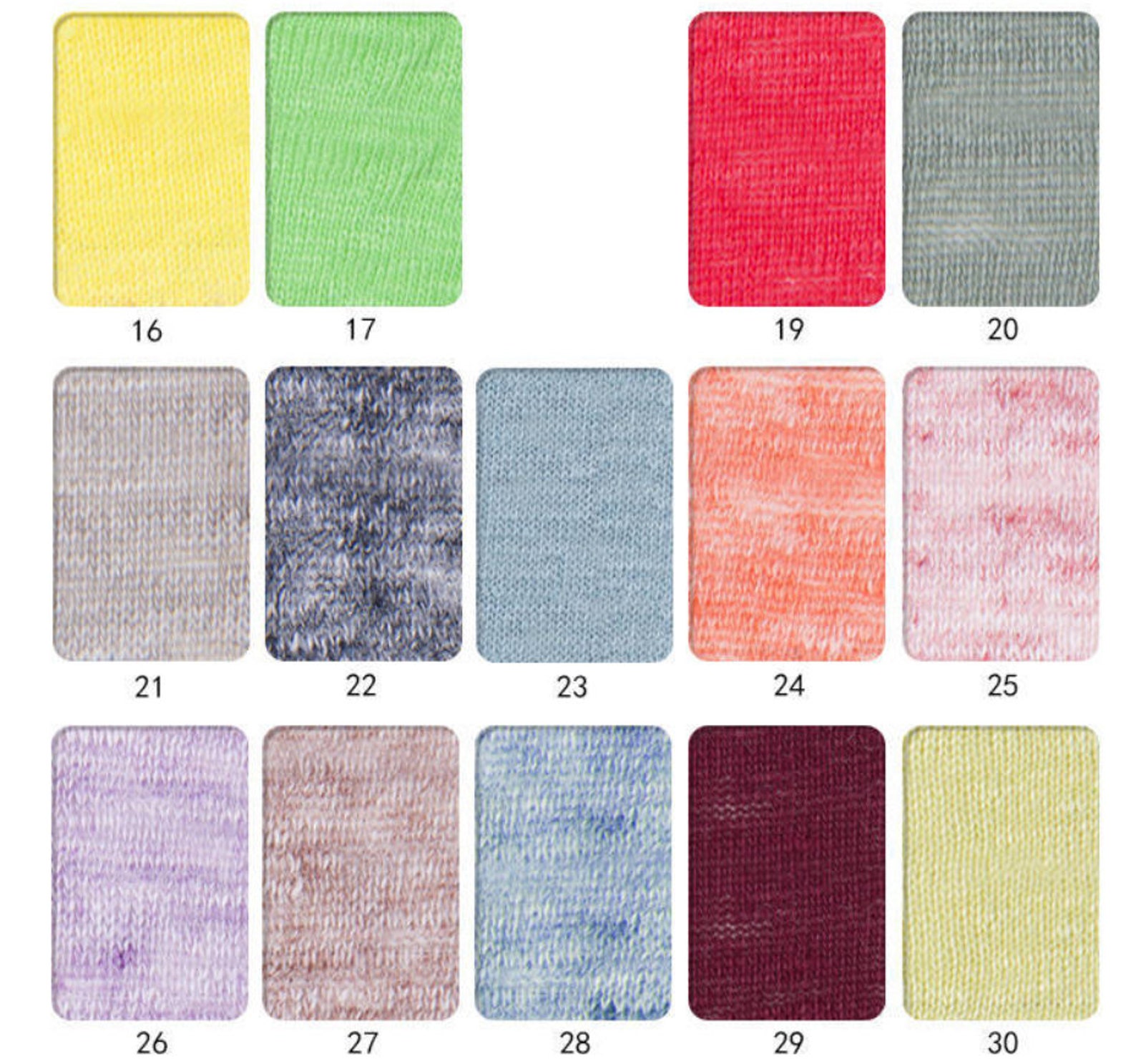 Multi Color Options Knit Linen Jersey Fabric by the Yard Etsy