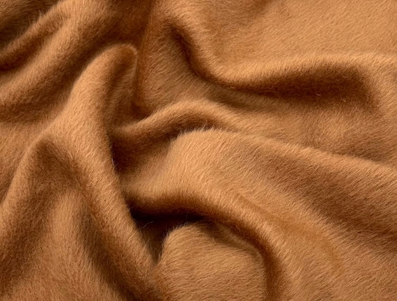 Alpaca wool fabric by the yard