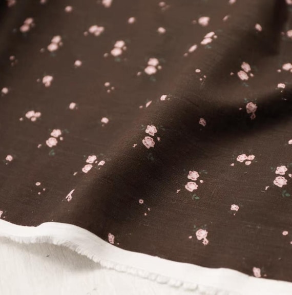 Print Linen fabric by the yard