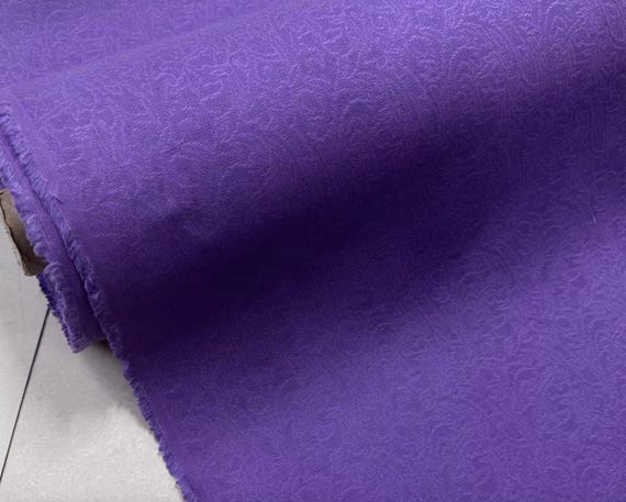 Jacquard linen fabric by the yard