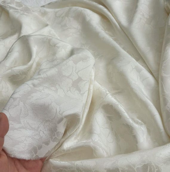 Jacquard Triacetate fabric by the yard