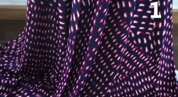 Knit viscose jersey fabric by the yard