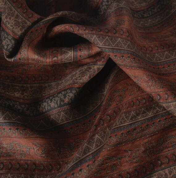 Print linen fabric by the yard