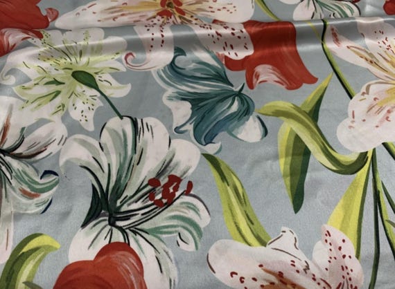 Print Triacetate fabric by the yard