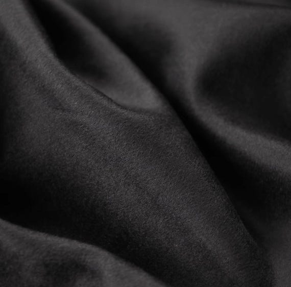 Double sided cashmere wool fabric by the yard