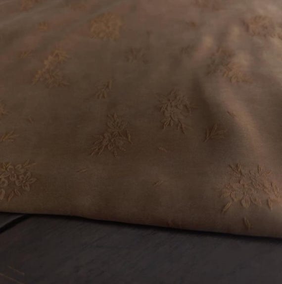 Jacquard cupra cupro fabric by the yard