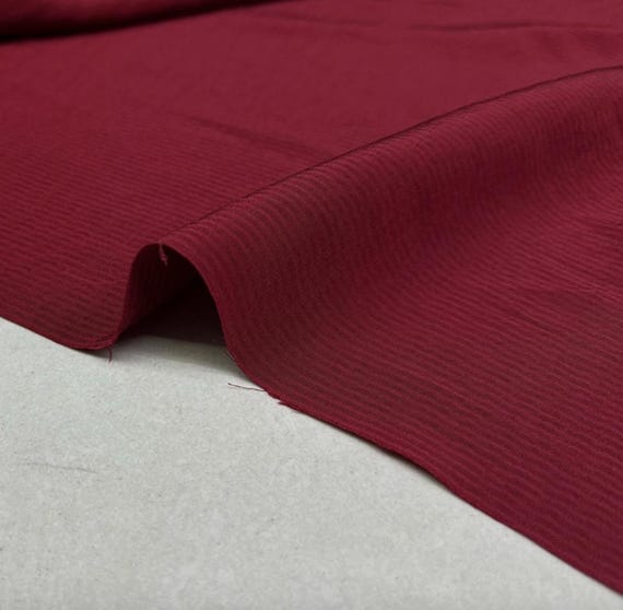 Striped Silk fabric by the yard