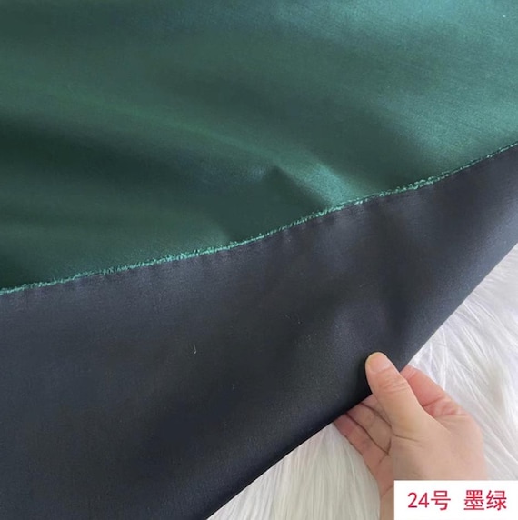 Multi color options Silk wool satin fabric by the yard