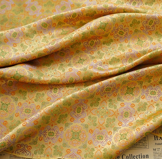 Jacquard viscose fabric by the yard