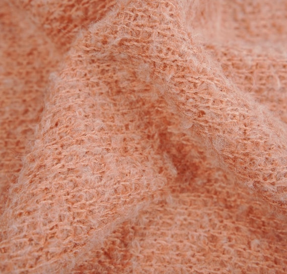 Knit wool fabric by the yard