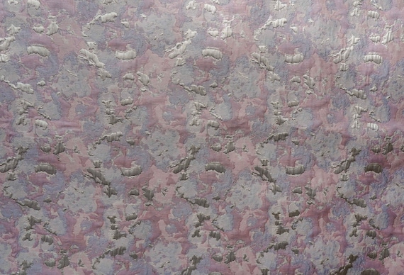 Jacquard brocade fabric by the yard