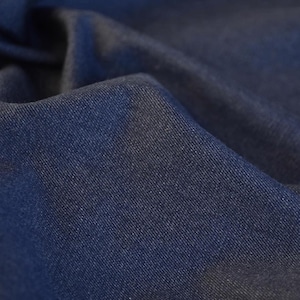 Denim cotton fabric by the yard