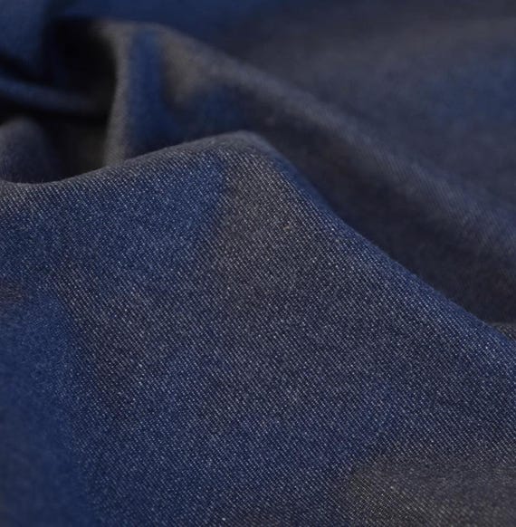 Denim cotton fabric by the yard