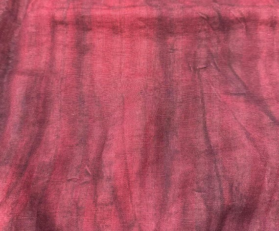 Textured Crinkled Special Dyed Hemp fabric by the yard