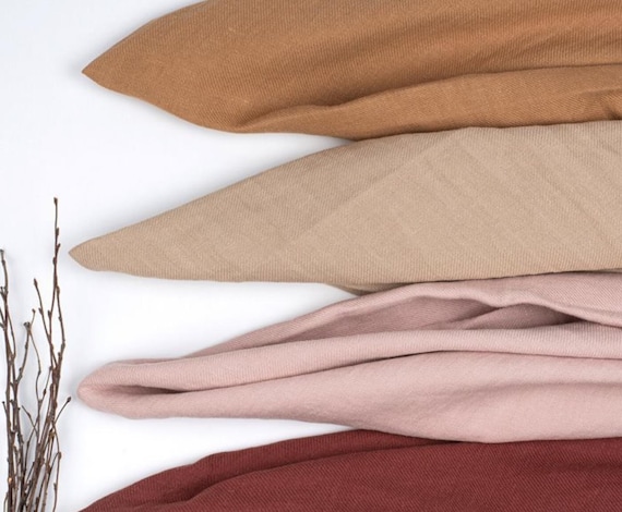 Twill linen fabric by the yard