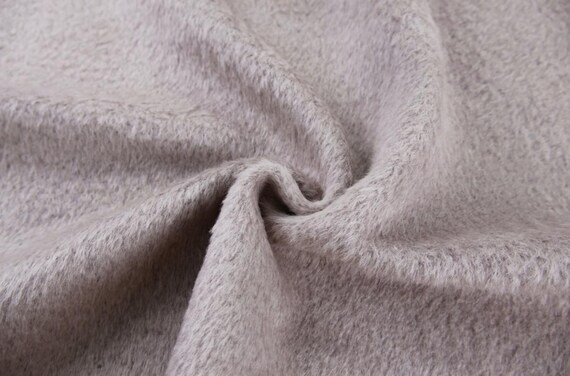 Alpaca wool fabric by the yard