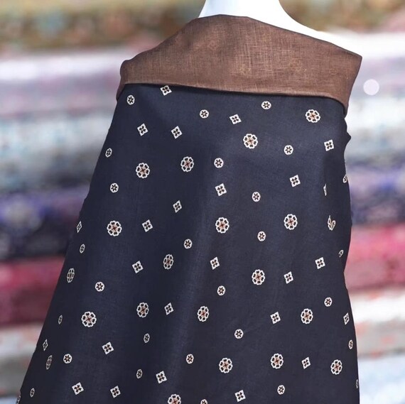 Print Hemp Fabric by the yard