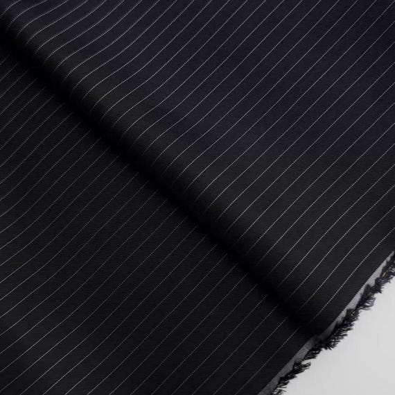 Striped Bemberg cupra fabric, Cupro lining fabric by the yard