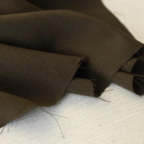 Worsted Wool fabric by the yard SUITING Fabric
