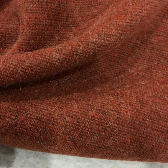 Knit wool fabric by the yard Etsy