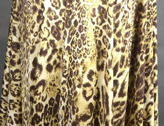 Print Knit silk fabric by the yard