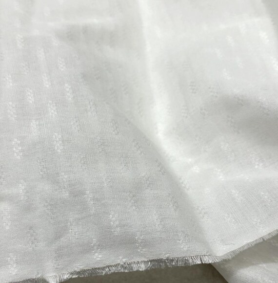 Jacquard linen fabric sold by yard